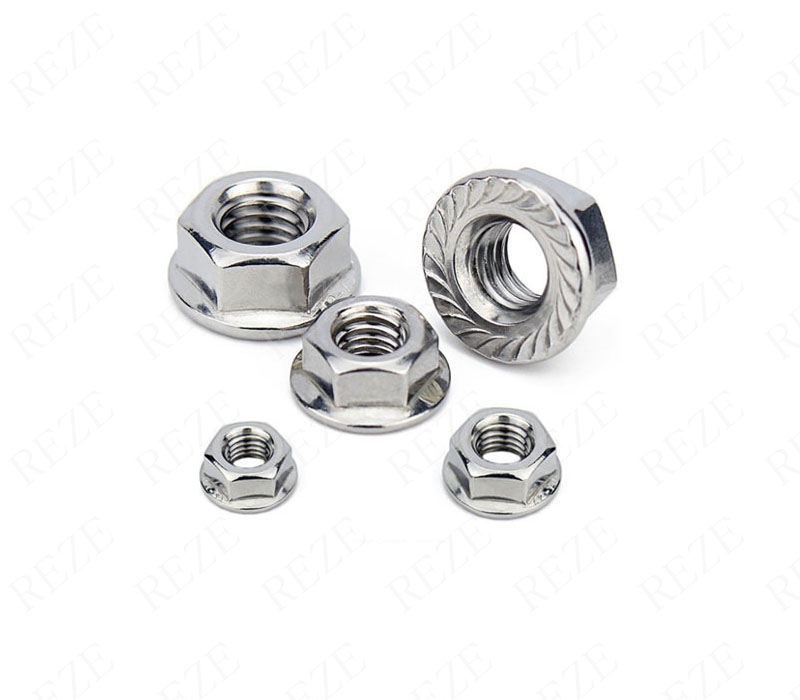 thumbnail image 2 of 3500 Pieces 1/4-20 Hex Flange Nuts – Serrated, Large Flange, Case Hardened Zinc – FN-SZ-14LARGE 2 of 4